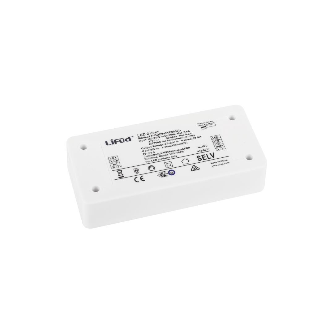 DRIVER 100-277V 950mA 40W 0-10V IP20