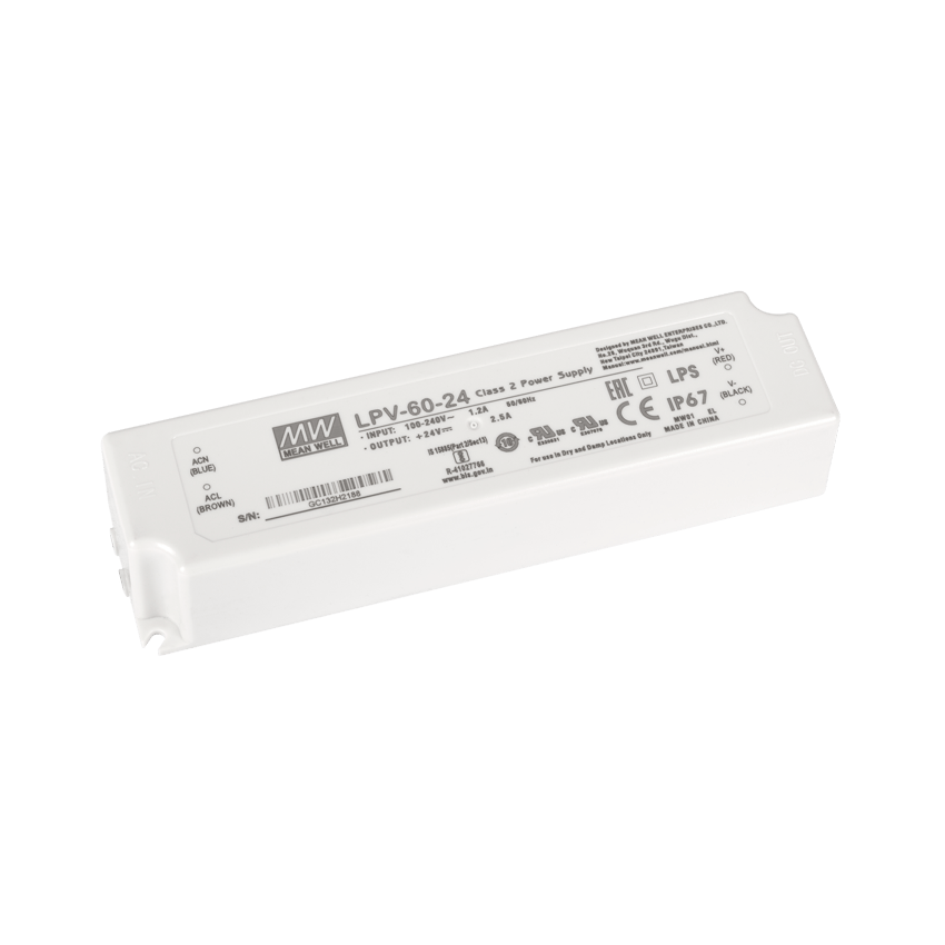 POWER SUPPLY  100-240 CB  24V DC  60W ON-OFF  IP67