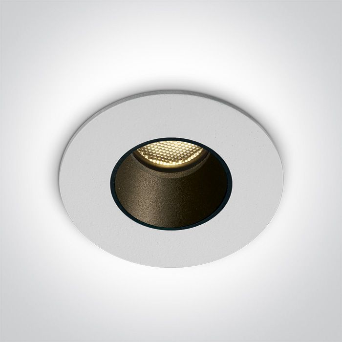 10102H/W/C Blanco LED 2W CW 700mA IP65 DARK LIGHT