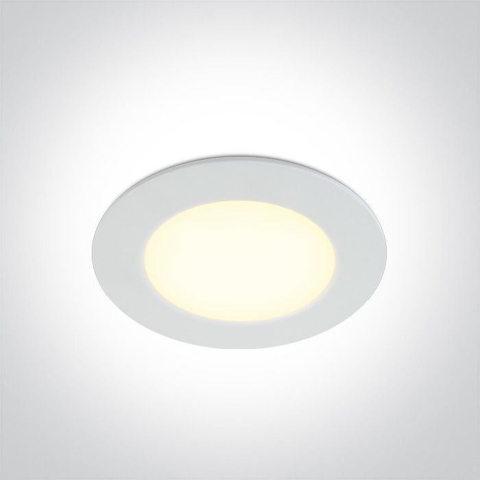 10106P/W/W Blanco LED 6W WW IP65 230V
