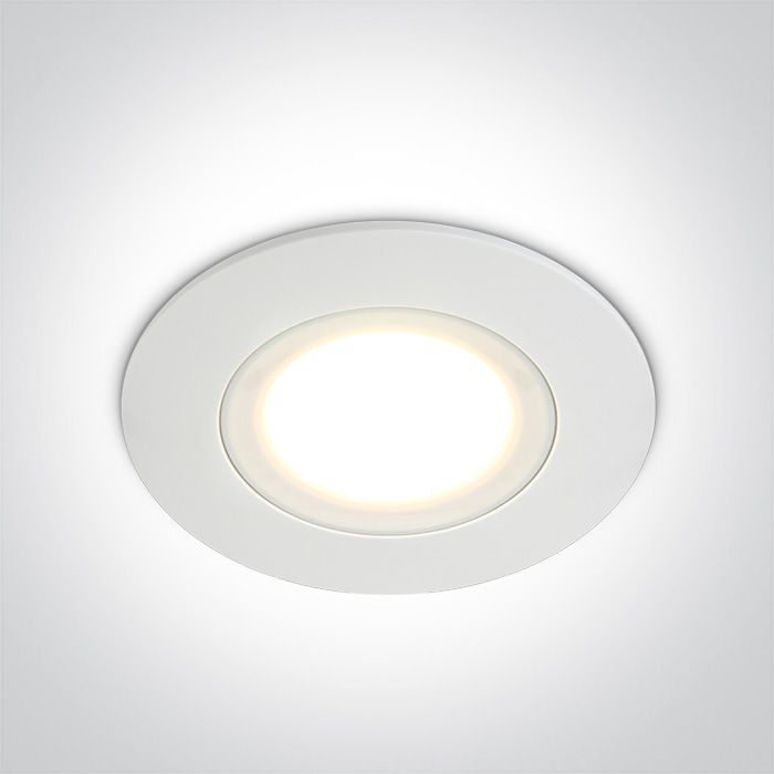 10106P/W/C Blanco LED 6W CW IP65 230V