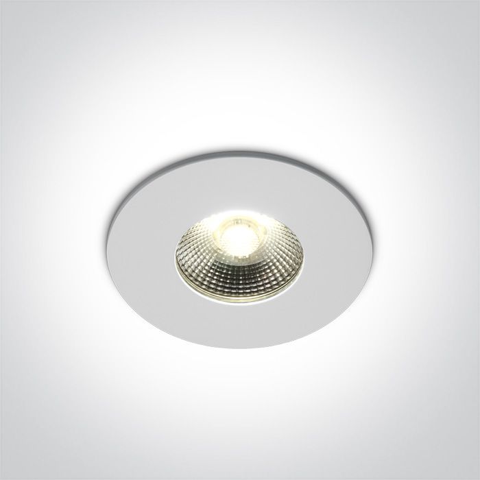 Empotrable de techo Antiincencios 10106PF/W Blanco 6w 3000K