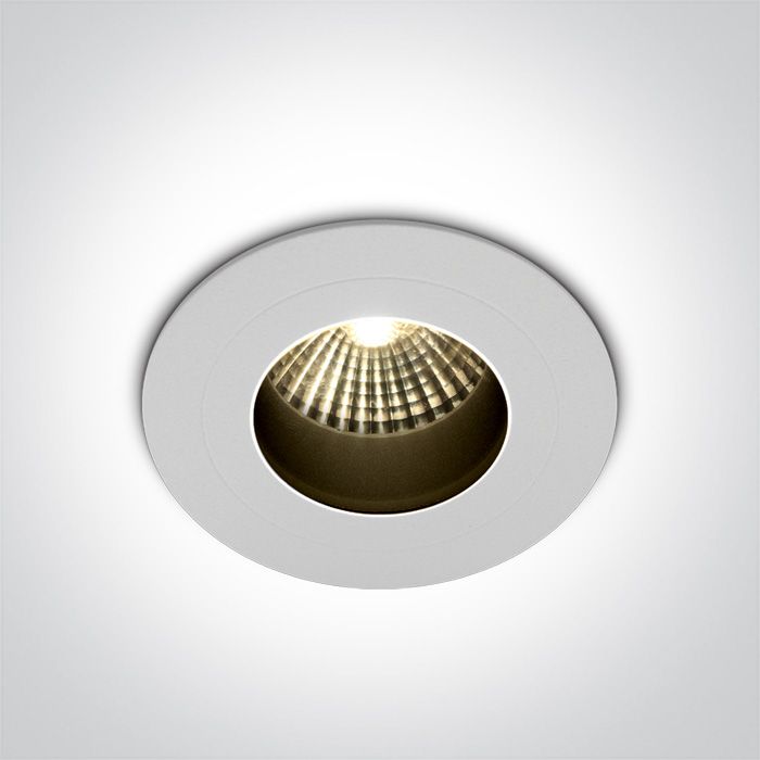 10107H/W/C Blanco COB LED 7W CW DARK LIGHT 36deg IP65 700mA