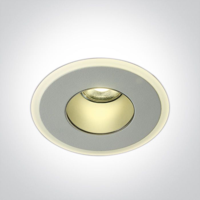 10108J/W/W Blanco 8W WW 24deg IP40 230V DARK LIGHT