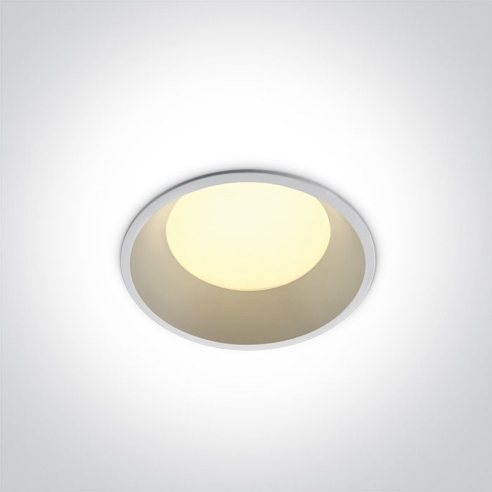 10109FD/W/C Blanco LED 9W CW IP54 230V 100deg DARK LIGHT