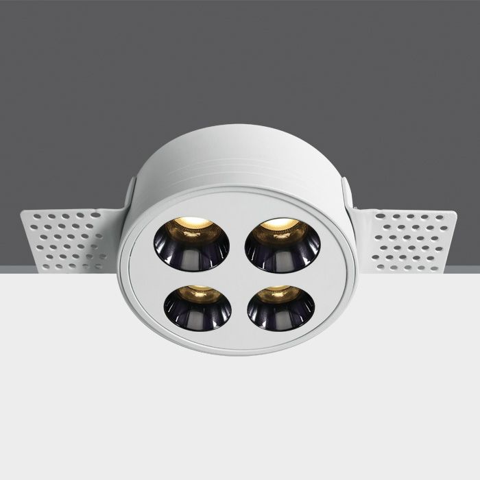 10110HTR/W/W Blanco TRIMLESS LED 10W WW IP20 38deg 230V DARK LIGHT
