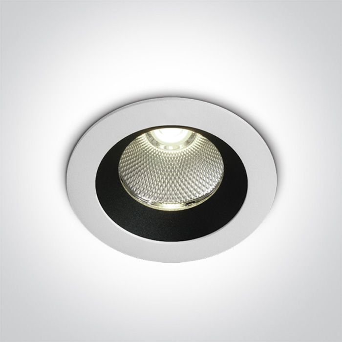 10110P/W/C Blanco COB LED 12W CW IP65 38deg 700mA DARK LIGHT
