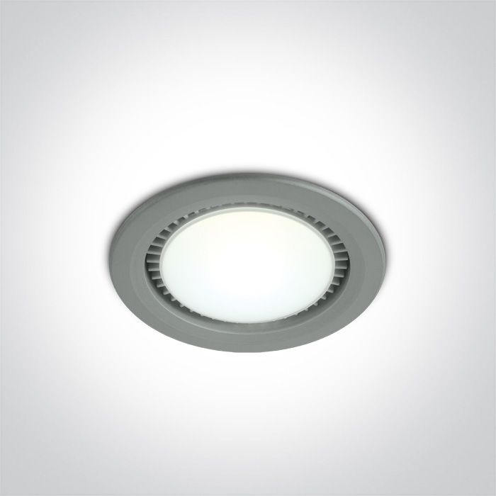 10112/G/D GREY LED 9w DL 230v