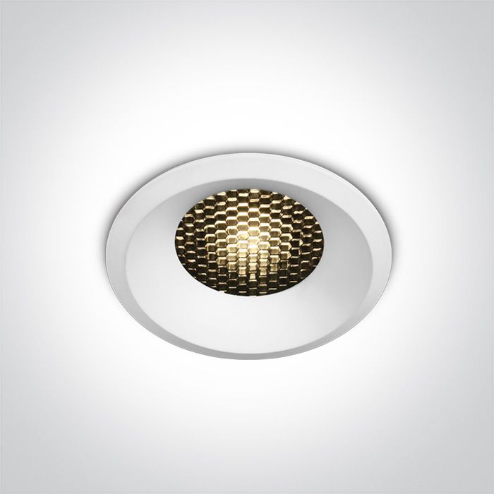 10112DH/W/W Blanco LED 12W WW IP20 36deg 700mA DARK LIGHT HONEYCOMB