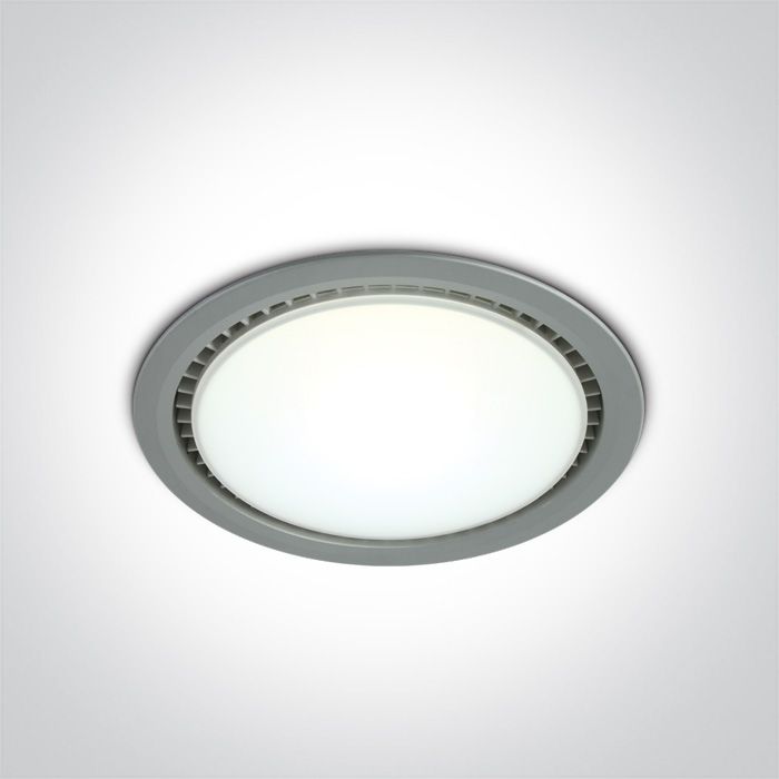 10128/G/D GREY LED 28w DL 230v