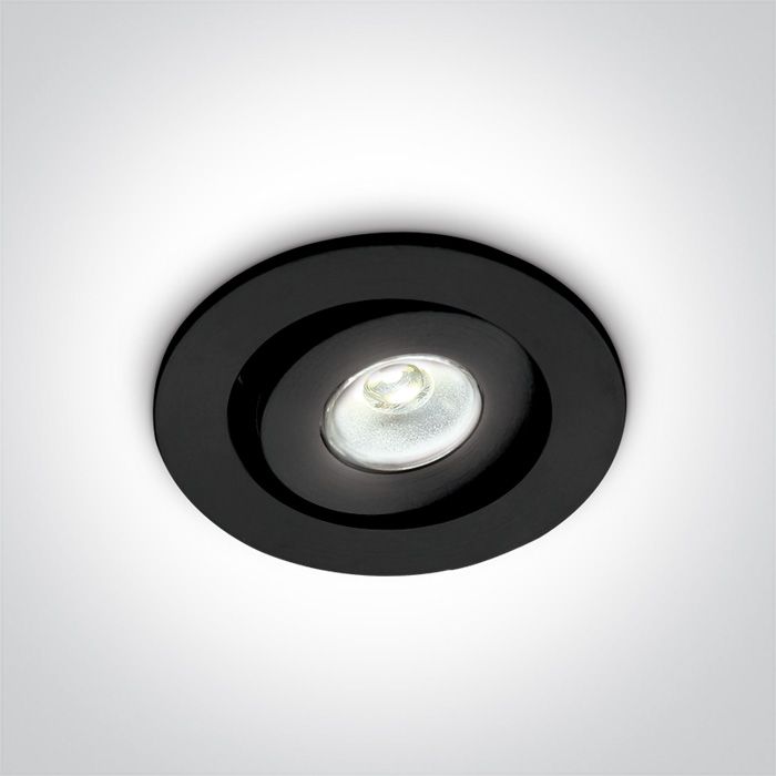 11101B/D/15 Negro LED DL 1w 15d 350mA