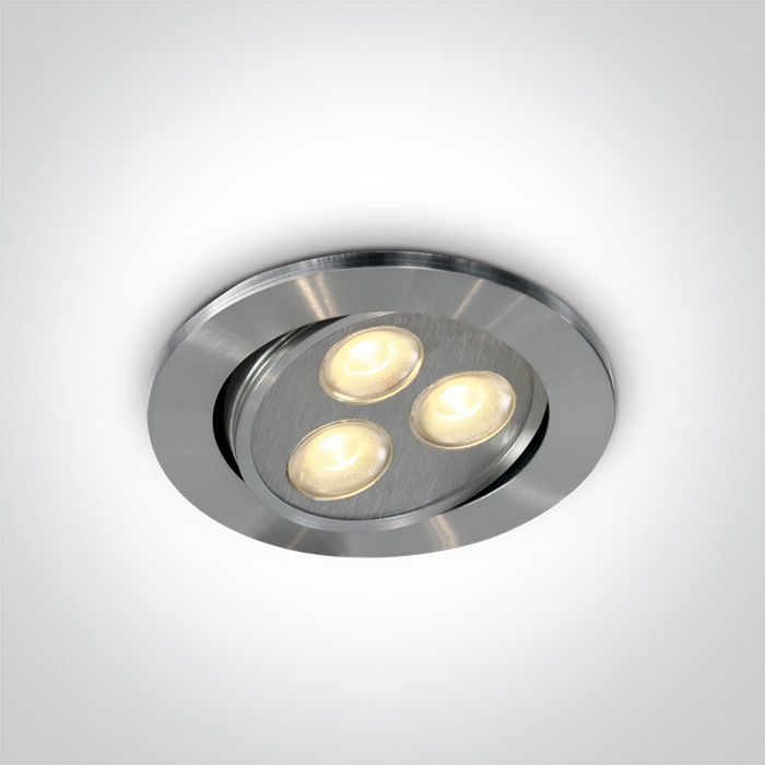 11103L/W/15 Aluminio LED WW 3w 15d 350mA