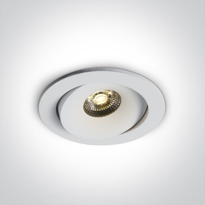 11107P/W/W Blanco COB LED 7W WW 36deg IP54 700mA ADJUSTABLE