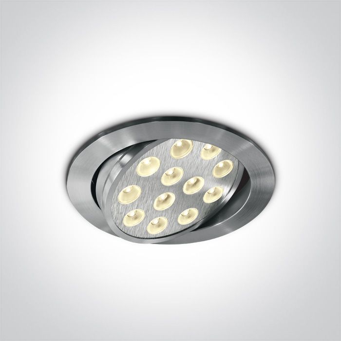 11112L/W/15 Aluminio LED WW 12w 15d 350mA