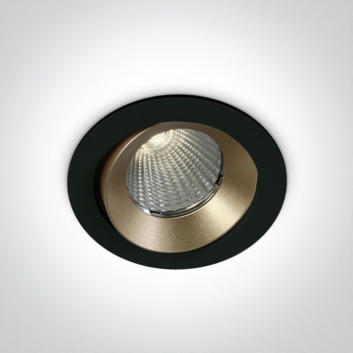 11112P/B/W Negro COB LED 12W WW 40deg 700mA IP65 DARK LIGHT