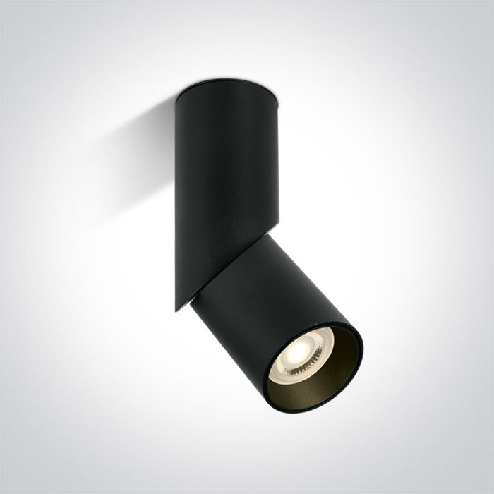 12105E4/B Negro GU10 10w DARK LIGHT