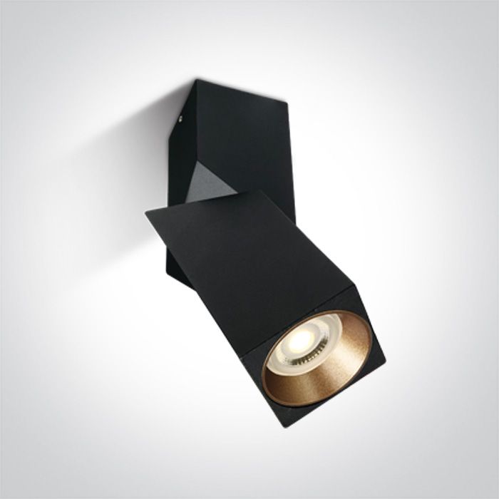 12105E6/B Negro GU10 10w DARK LIGHT