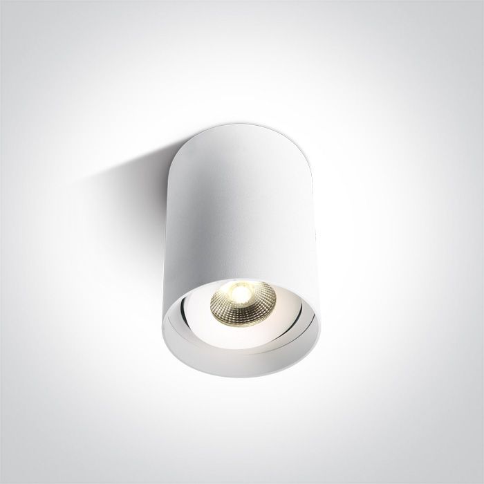 12110D/W/W Blanco COB CYLINDER LED 10W WW 36deg IP20 100-240V