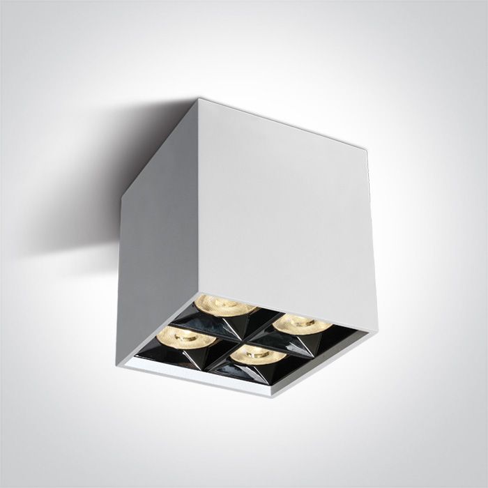 12406B/W/W Blanco LED 15W WW 38deg IP20 230V