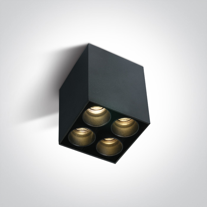 12406C/B/W Negro LED 10W WW IP20 230V DARK LIGHT