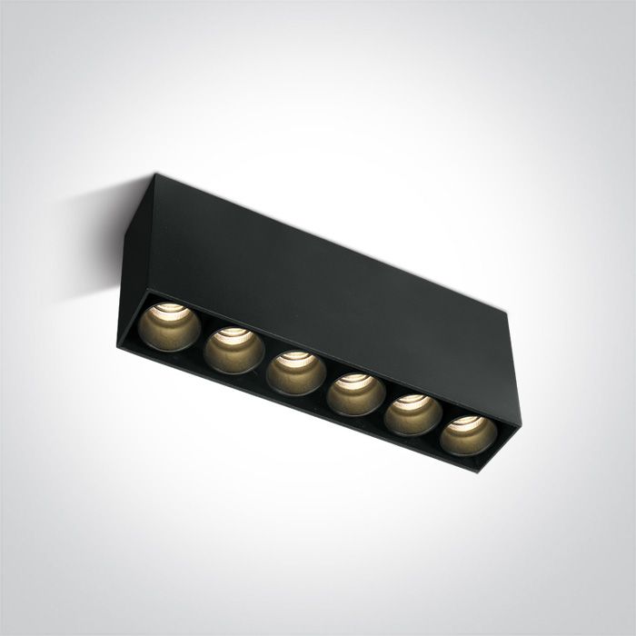 12606C/B/W Negro LED 15W WW IP20 230V DARK LIGHT