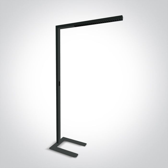 36004/B/C Negro 75w FLOOR STAND CW DIMMABLE 230v UGR15 DARK LIGHT