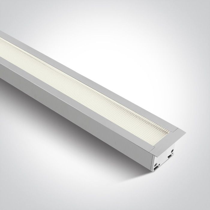 38145AR/W/C Blanco RECESSED UGR19 LED 40W CW LINEAR IP20 230V