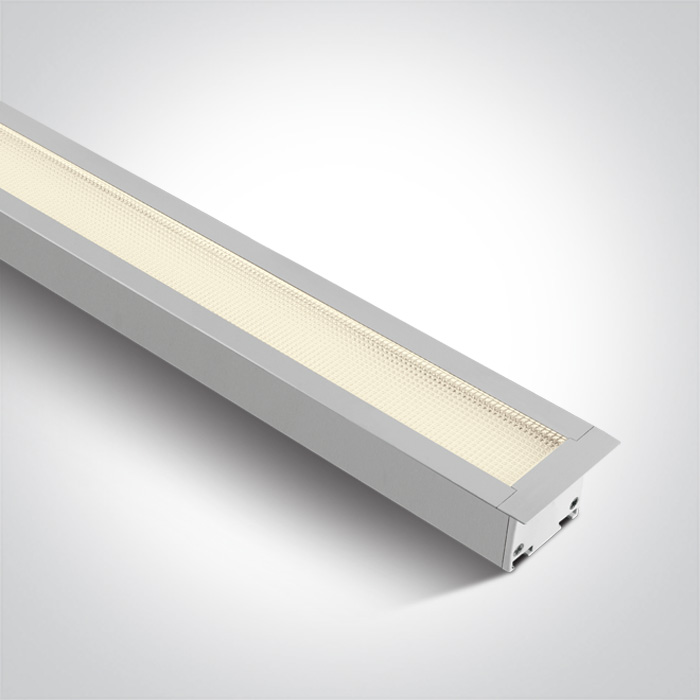 38145AR/W/W Blanco RECESSED UGR19 LED 40W WW LINEAR IP20 230V