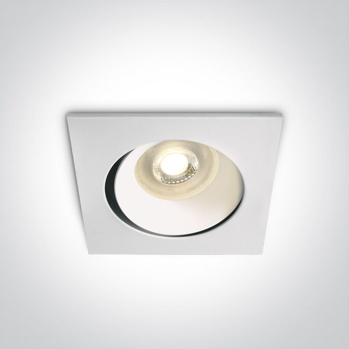 51105D7/W Blanco ADJUSTABLE GU10 50W