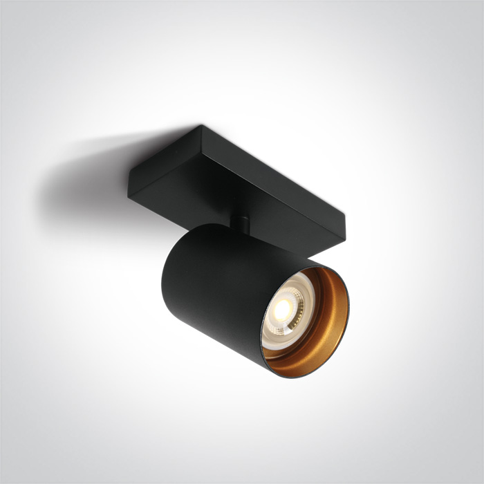 Aplique de Pared y Techo 10W ONE Light Negro