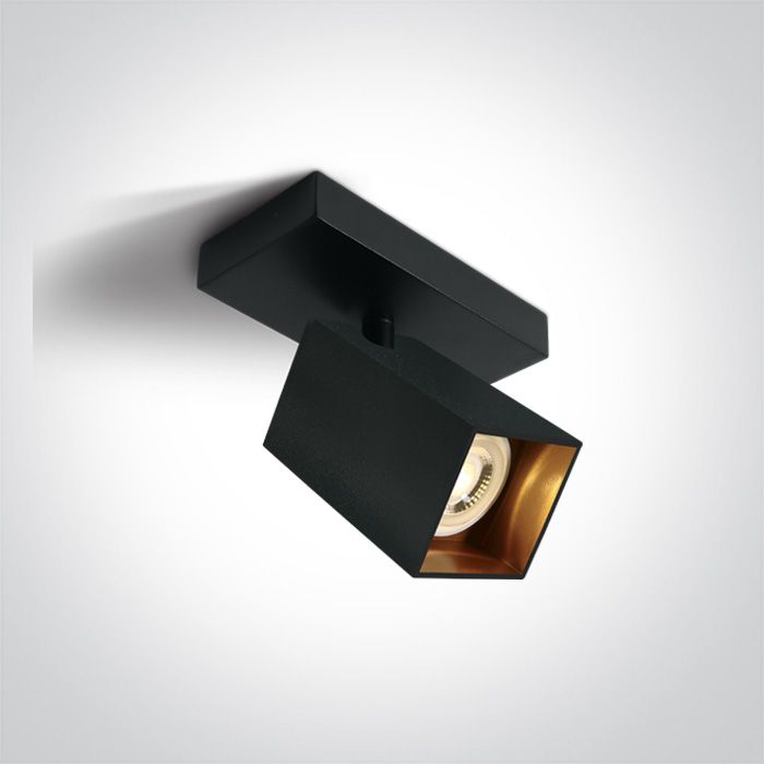 Aplique de Pared y Techo 10W ONE Light Negro