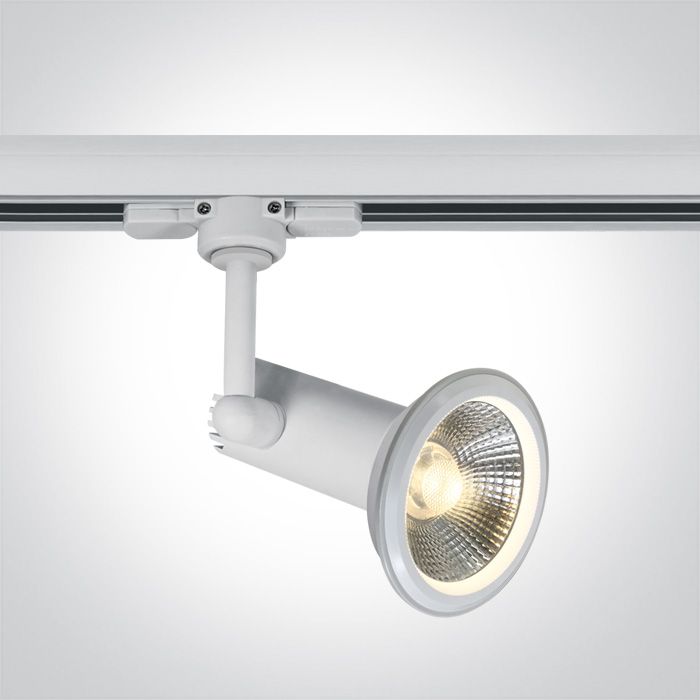 Proyector de Carril E27 PAR30 75W ONE Light Blanco
