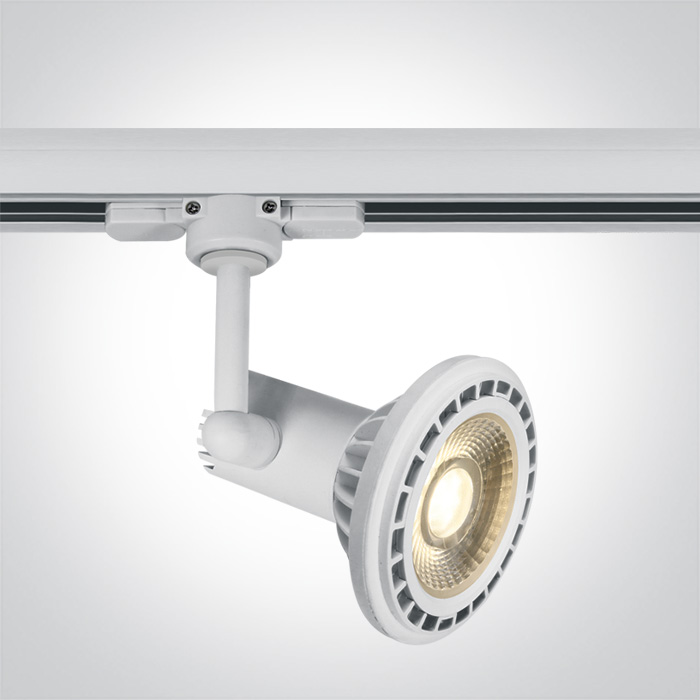 Proyector de Carril GU10 R111 de 50W ONE Light Blanco