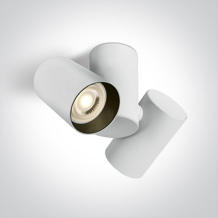 Proyector de Superficie Ajustable ONE Light Acabado en blanco