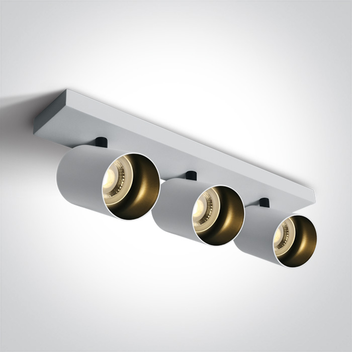 Aplique retro de pared y techo GU10 ONE Light Blanco