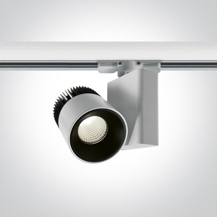 65620AT/W/C Blanco COB LED 20W CW TRACK SPOT 230V