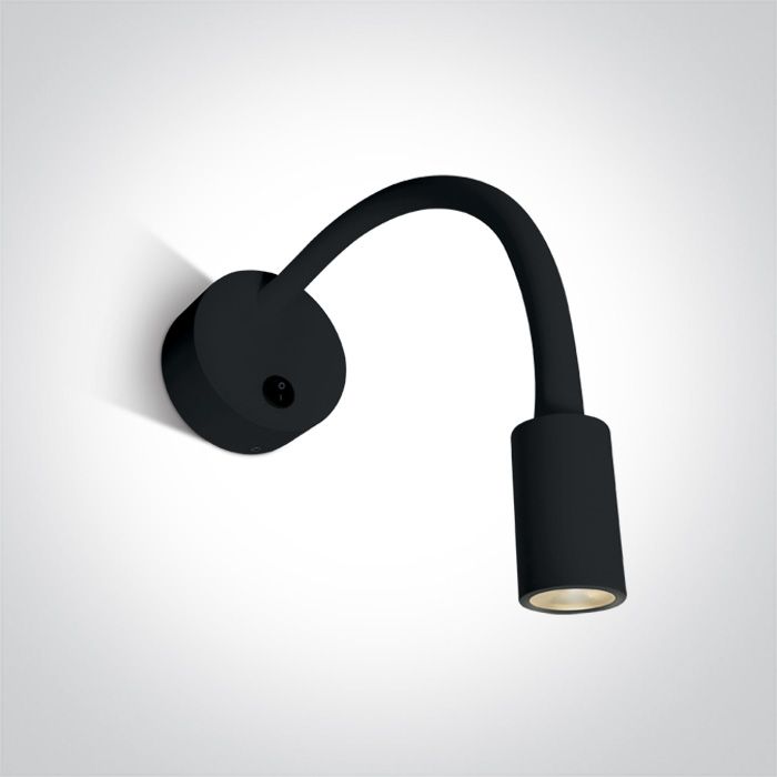 Aplique LED Flexible 3W ONE Light | Ref. 65738A - Negro