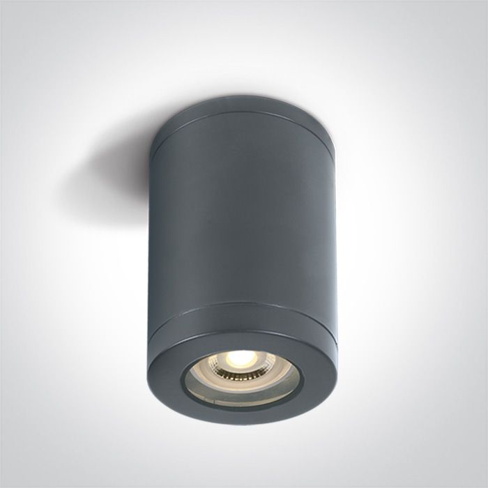 Plafón Cilíndrico GU10 IP65 Exterior ONE LIGHT | Ref. 67142A