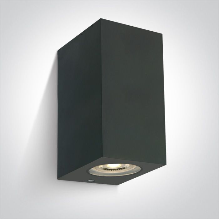67142K/AN Antracita  WALL LIGHT GU10 2x6W IP65