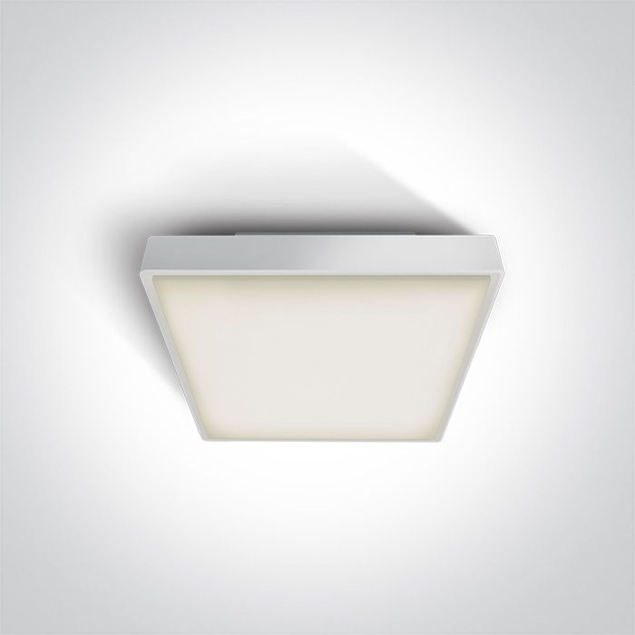 67282N/W/W Blanco LED PLAFO 16w WW IP65 230v