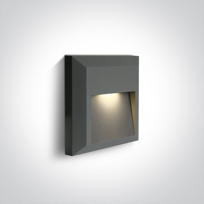 Aplique LED pared 67388B 2w 3000K IP65
