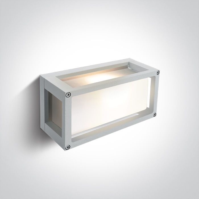 Aplique de pared exterior E27 rectangular 12W IP54 ONE Light | Ref. 67420