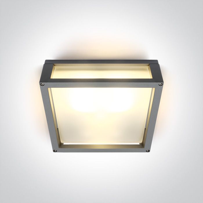 Aplique LED Exterior Rectangular 2x12W IP54 ONE Light | Ref. 67420B