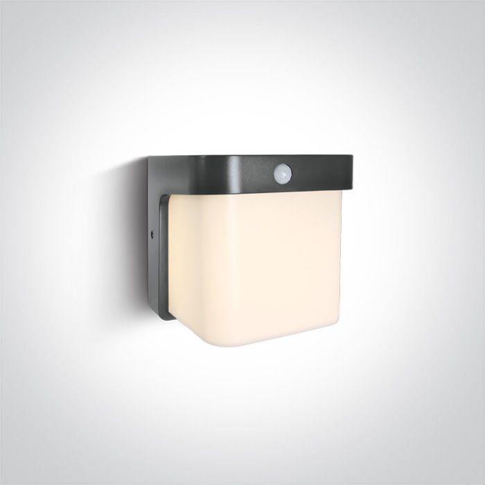 Aplique LED pared 67492P antracita 12w 3000K IP54