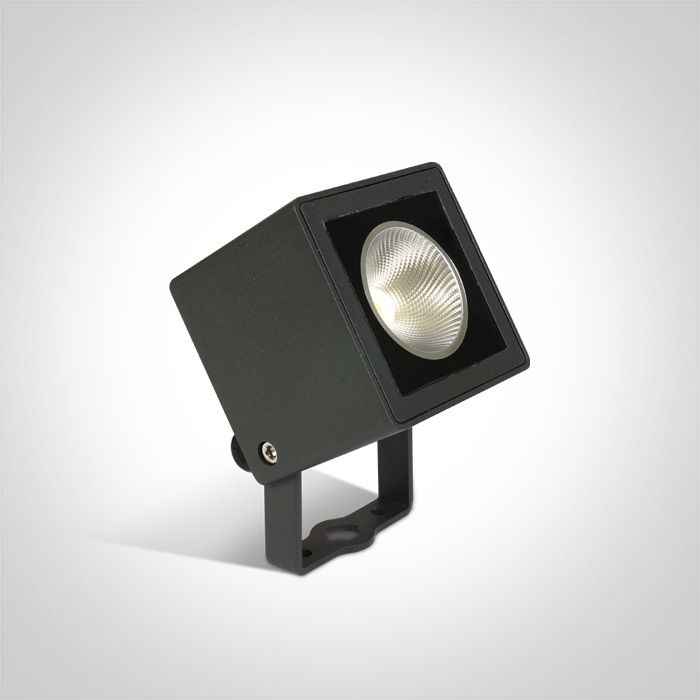 7052 Foco LED de 7W, IP65 Antracita