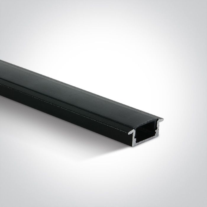Perfil de empotrar de aluminio  7902R/B/B Negro