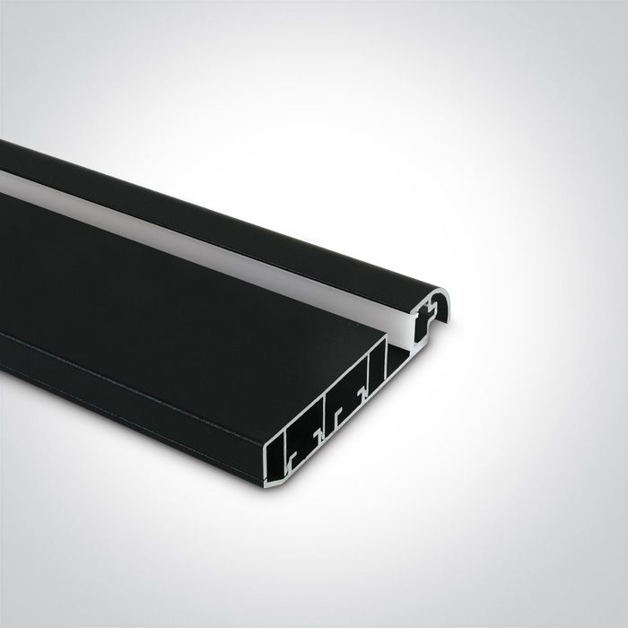 Perfil rodapié de aluminio 7922 pared de 2m