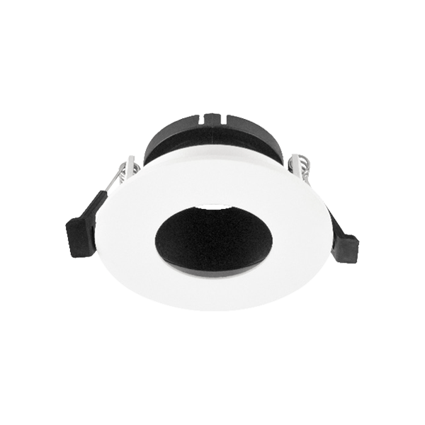 MALTA Acc. COMFORT ARO BLANCO-NEGRO Gen2 ORIENTABLE - PARA GU10