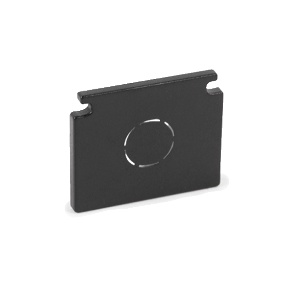 CARRIL 48V SUPERFICIE  Acc. TAPA FINAL NEGRO