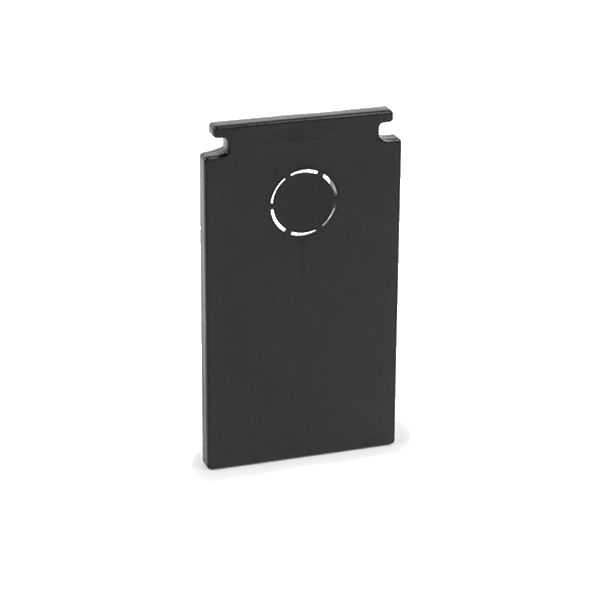 CARRIL 48V DEEP  Acc. TAPA FINAL NEGRO